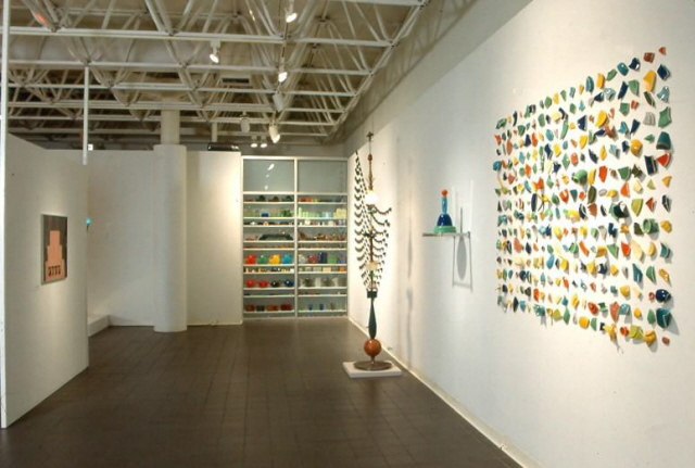 Works by Harry Anderson seen in his exhibit Finders Keepers including Broken Fiesta